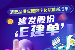 建发股份“E建单”：消费品供应链数字化赋能新成果